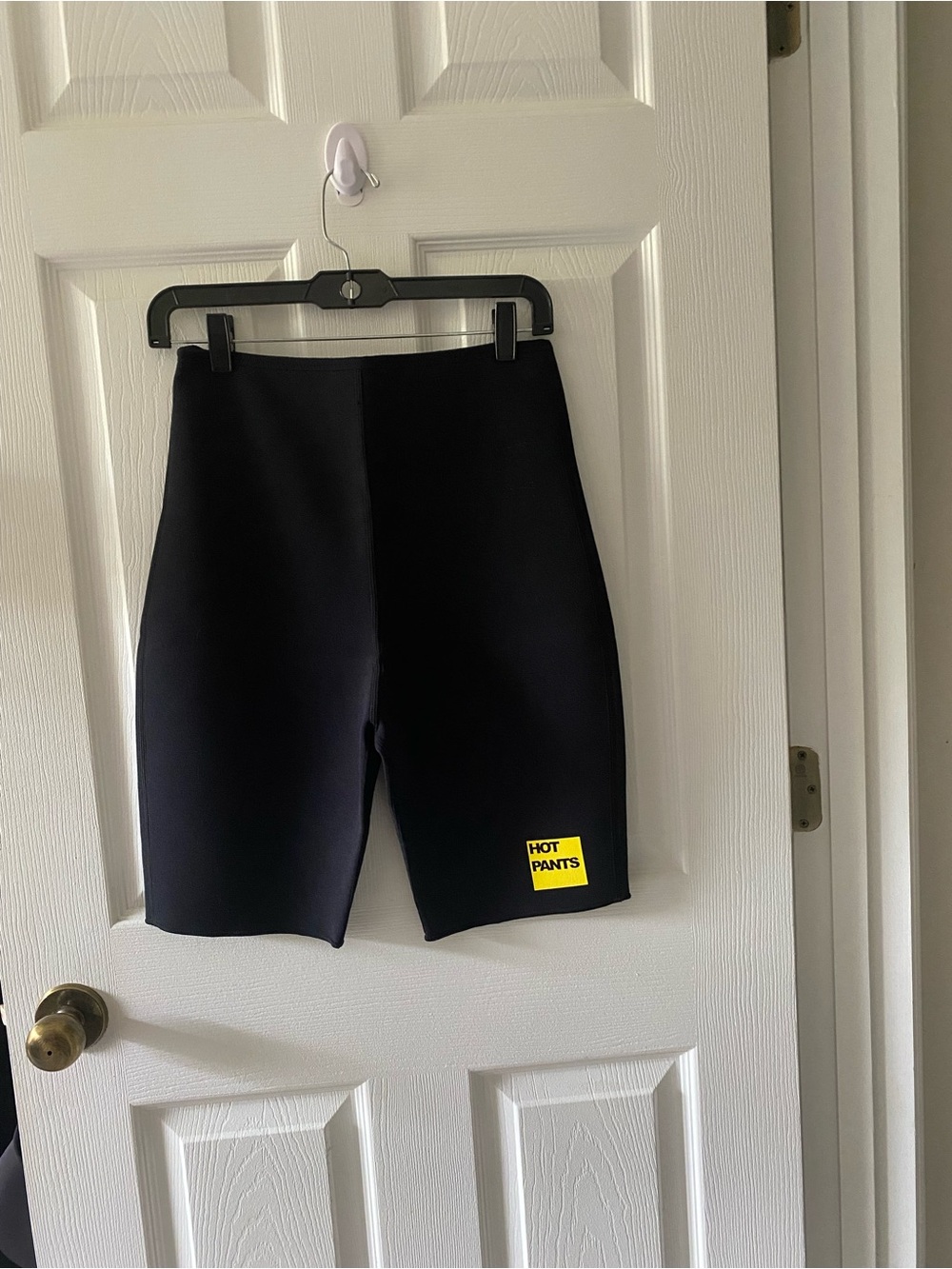 NWOT Black “Hot Pants” Sweating  Shorts